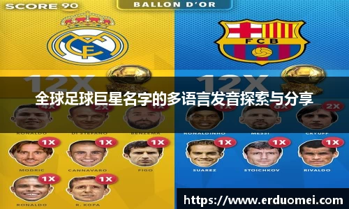 全球足球巨星名字的多语言发音探索与分享